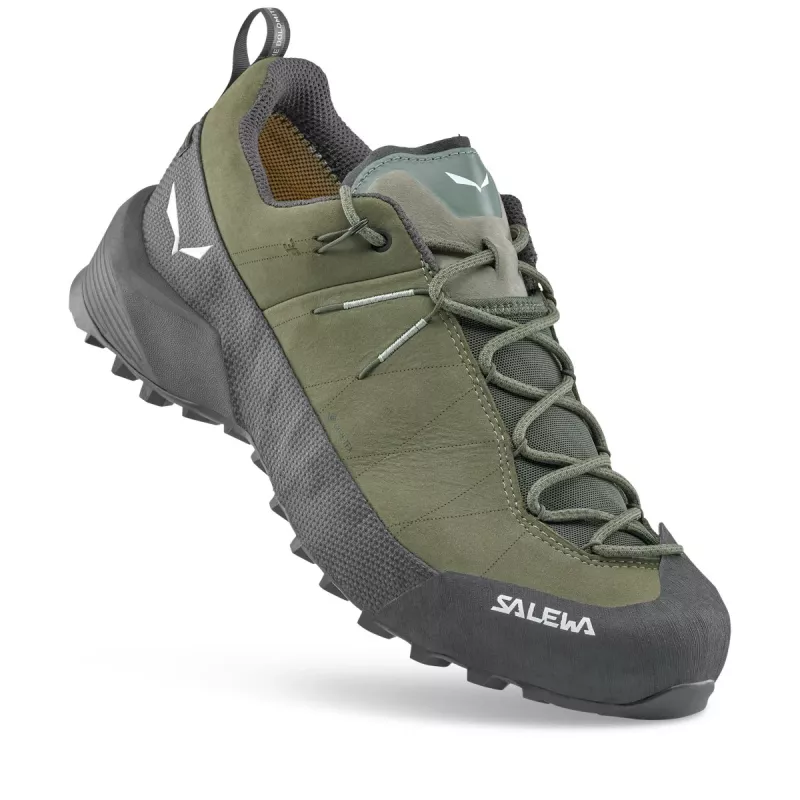 Salewa Wildfire Leather 2 GTX vyriški žygiavimo ir laipiojimo batai Faded Green/Black EU 41