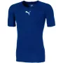 Puma LIGA Baselayer trumpomis rankovėmis vyriški marškinėliai Peacoat Blue XL