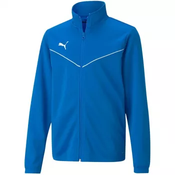 PUMA teamRISE treniruočių poliesterinė striukė jaunimui Mėlyna 657393 02 116cm