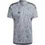 ADIDAS vyriški Condivo 22 vartininko marškinėliai trumpomis rankovėmis, pilki (Grey Four)
