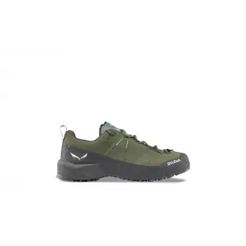 Salewa Wildfire Leather 2 GTX vyriški approach batai Faded Green/Black EU 40,5