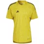adidas Condivo 22 vartininko marškinėliai trumpomis rankovėmis vyrams saulės geltoni HF0138