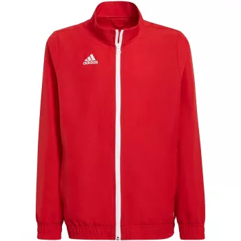 adidas Entrada 22 prezentacinė striukė raudona, vaikams 128cm