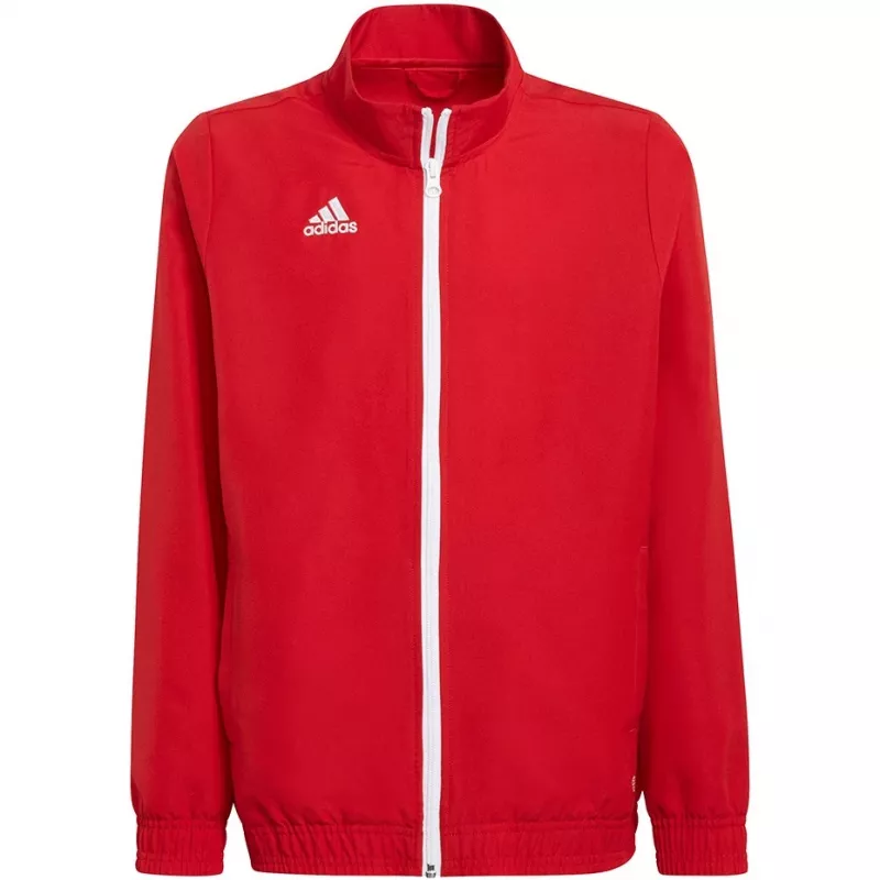 adidas Entrada 22 prezentacinė striukė raudona, vaikams 128cm