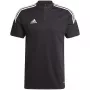 adidas Condivo 22 vyriški polo marškinėliai juodi H44105 S
