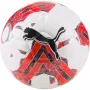 PUMA Orbita 5 Hybrid futbolo kamuolys, baltos-raudonos spalvos, 4 dydis