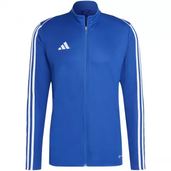 adidas Tiro 23 League treniruočių viršus su užtrauktuku, tamsiai mėlyna/balta, vyriškas, M dydis HS3505