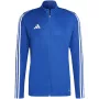 adidas Tiro 23 League treniruočių viršus su užtrauktuku, tamsiai mėlyna/balta, vyriškas, M dydis HS3505