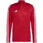 adidas Tiro 23 League treniruočių viršus su užtrauktuku, raudonas HS3502 L