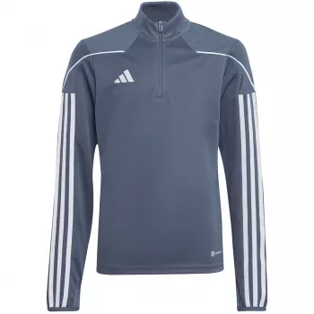 adidas Tiro 23 League treniruočių vaikų megztinis, pilka/balta, 140 cm