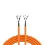 EFB Elektronik INFRALAN 1 m Cat.7 S/FTP montavimo kabelis, LSZH, oranžinis