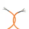 EFB Elektronik INFRALAN 1 m Cat.7 S/FTP montavimo kabelis, LSZH, oranžinis