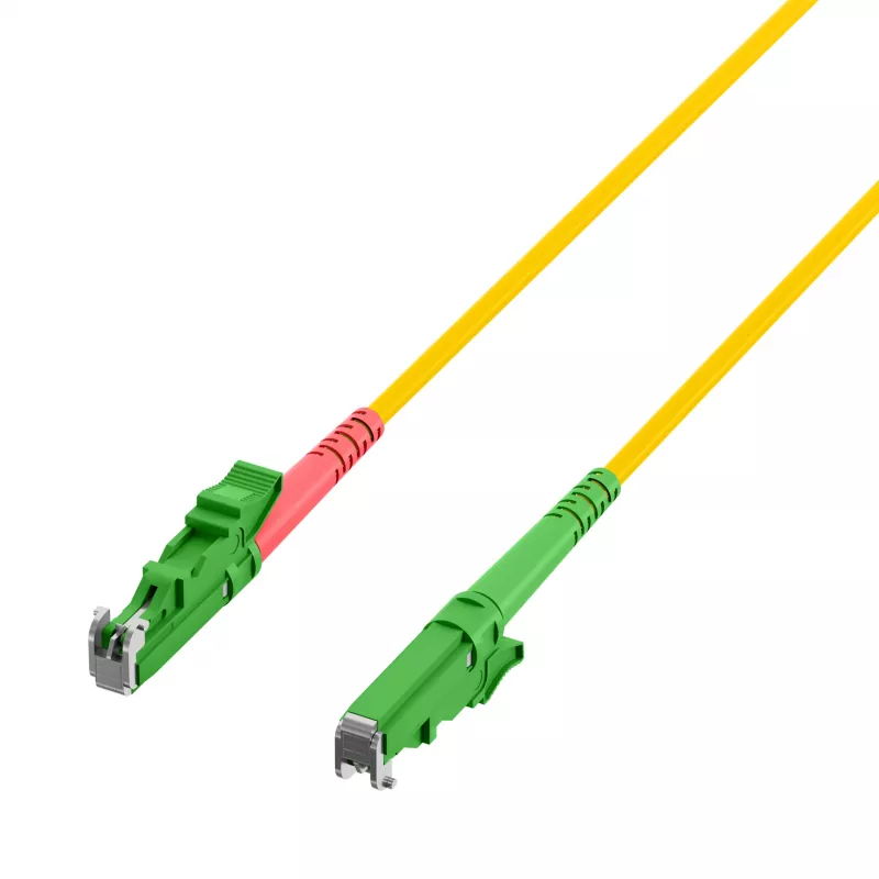 EFB Elektronik Duplex Jumper E2000/APC-E2000/APC 9/125 µm OS2 LSZH geltona 3,0 mm 40 m