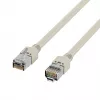 EFB Elektronik K8452.50 RJ45 komutacinis kabelis Cat.5e F/UTP LSZH, Draka UC300 TM11, 4x2 x AWG26/7, auksuoti kontaktai, 50 m, pilkas