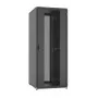 EFB PRO 33U 800x800 mm serverio spinta RAL9005 su perforuotomis priekinėmis ir galinėmis durimis