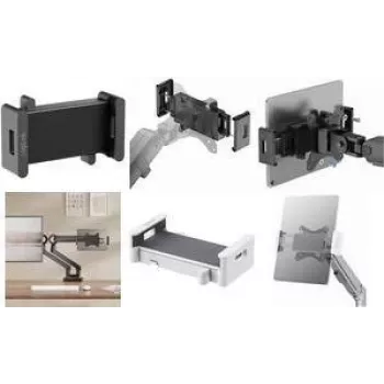 LogiLink BP0204W Universalus VESA suderinamas planšetės laikiklis monitoriaus rankai, baltas