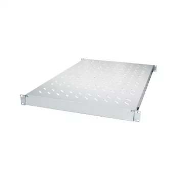 LogiLink 19 inch reguliuojama stelažo lentyna 800 mm gylio stelažams, šviesiai pilka