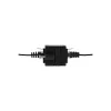 LOGILINK NP0098 RJ45 mova su montavimo flanšu, 2x RJ45 lizdai, Cat.5e UTP, juoda