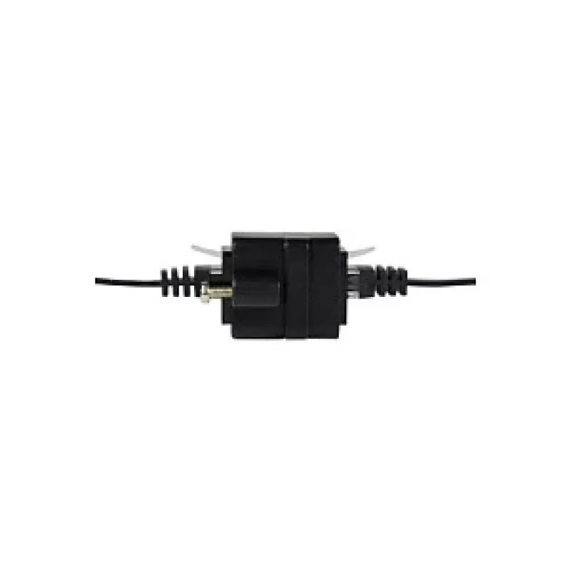 LOGILINK NP0098 RJ45 mova su montavimo flanšu, 2x RJ45 lizdai, Cat.5e UTP, juoda