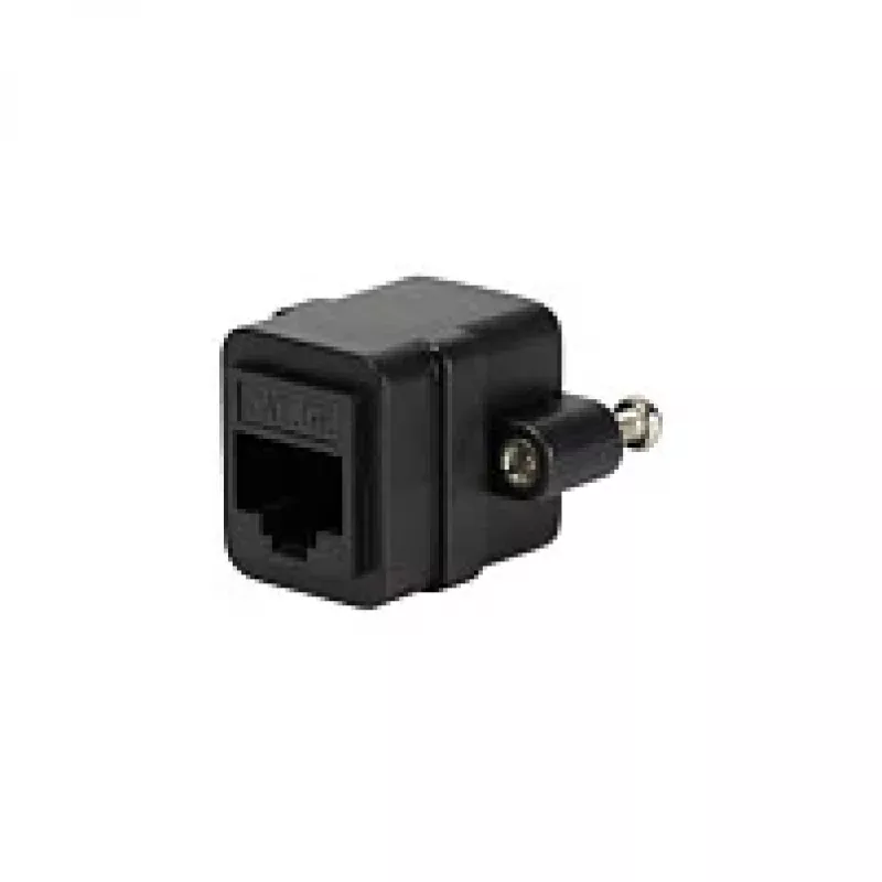 LOGILINK NP0098 RJ45 mova su montavimo flanšu, 2x RJ45 lizdai, Cat.5e UTP, juoda
