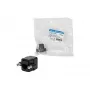 LOGILINK NP0098 RJ45 mova su montavimo flanšu, 2x RJ45 lizdai, Cat.5e UTP, juoda