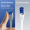 LogiLink SlimLine Cat.6A S/FTP LSZH Patch Laidas, 3 m, žalias