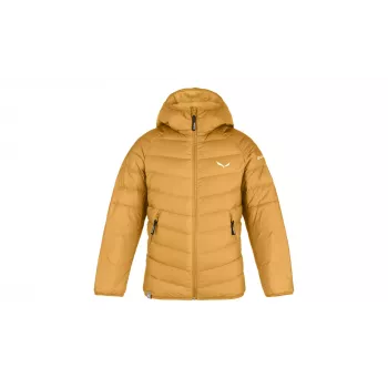 Salewa Brenta RDS vaikiška pūkinė striukė Spruce Yellow 128 cm