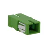 LogiLink FA01SC8 SC Simplex APC šviesolaidžio adapteris, be flanšo, žalias, 12 vnt. pakuotė