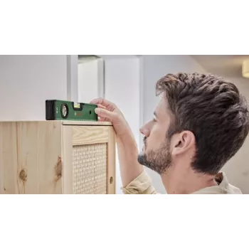 BOSCH DIY gulsčiukas 25 cm žalias su V grioveliu ir šlifuotu pagrindu