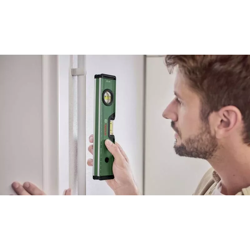 BOSCH DIY gulsčiukas 25 cm žalias su V grioveliu ir šlifuotu pagrindu