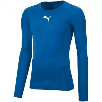 Puma Liga Baselayer Tee LS ilgomis rankovėmis vyriški kompresiniai marškinėliai, Peacoat, XL
