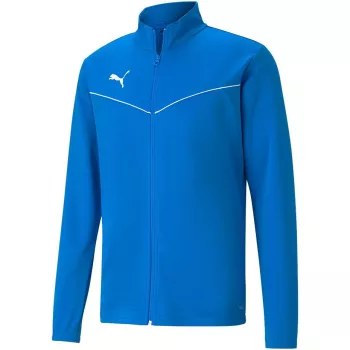 PUMA teamRISE treniruočių poliesterio švarkas jaunimui Peacoat-Puma White, dydis S