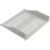 EFB ELEKTRONIK 19 inch 2U fiksuota lentyna, 400 mm gylio, 22 kg apkrova, šviesiai pilka RAL 7035