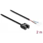 Delock Fork Light Barrier 5 mm Type U su 4 atvirais kabelio galais NPN L/D perjungiamas 2 m
