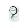 LogiLink mechaninis laikmačio jungiklis ET0001, kasdienis programuojamas, 16A/3680W, 230V, F tipo Schuko, baltas
