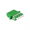 LogiLink LC Quad šviesolaidžio adapterių rinkinys, 12 vnt., žalias, su flanšu, SC Duplex Breakout