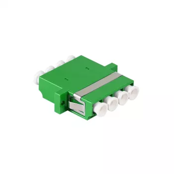 LogiLink LC Quad šviesolaidžio adapterių rinkinys, 12 vnt., žalias, su flanšu, SC Duplex Breakout