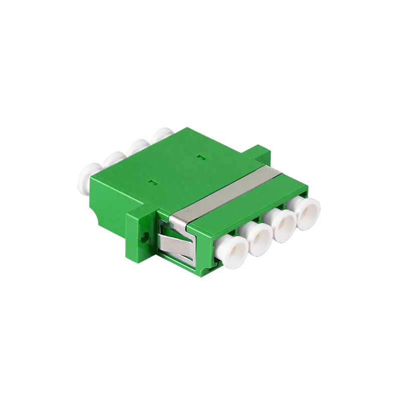 LogiLink LC Quad šviesolaidžio adapterių rinkinys, 12 vnt., žalias, su flanšu, SC Duplex Breakout
