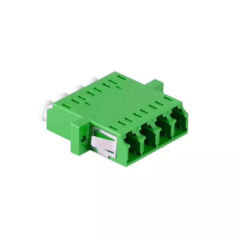 LogiLink LC Quad šviesolaidžio adapterių rinkinys, 12 vnt., žalias, su flanšu, SC Duplex Breakout
