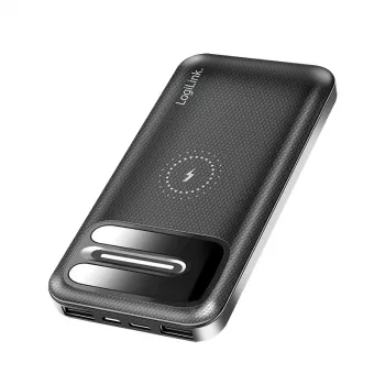 LogiLink PA0305 Mobilusis power bank 8000 mAh su belaidžiu krovimu, juodas