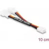 Delock Y-Fan laidas 1 x 3 kontaktų lizdas į 2 x 3 kontaktų kištukus 10 cm