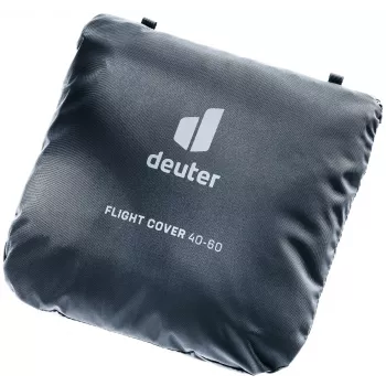 DEUTER dangalas skrydžio dėklei - juodas apsauginis nuo dulkių ir įbrėžimų su angomis rankenoms