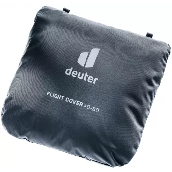 DEUTER dangalas skrydžio dėklei - juodas apsauginis nuo dulkių ir įbrėžimų su angomis rankenoms