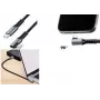 LogiLink USB 3.2 Gen 2 USB-C į USB-C kampuotas laidas, 0,5 m, 10Gbps, 100W PD, 4K vaizdas, juoda/pilka (CU0270)
