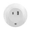 LogiLink LED naktinė šviesa su prieblandos jutikliu, 1x USB-A ir 1x USB-C, 18W bendra galia
