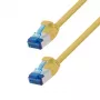 LogiLink Cat.6A Slim S/FTP LSZH Patch Cable, geltona, 15 m, SlimLine