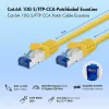 LogiLink Cat.6A S/FTP LSZH Patch Laidas, CCA, 5m, geltonas, EconLine