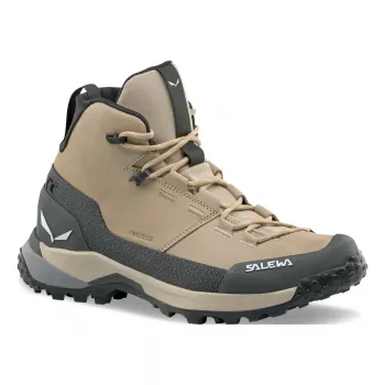 Salewa Puez Leather Mid PTX moteriški žygio batai Quicksand/Onyx 36,5 dydis
