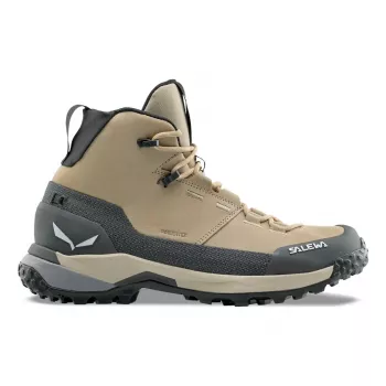 Salewa Puez Leather Mid PTX moteriški žygio batai Quicksand/Onyx 36,5 dydis