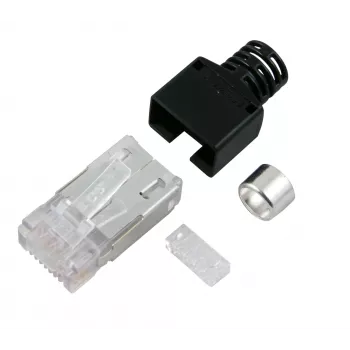 EFB Elektronik Stewart SS37 RJ45 vyriškas lauko montavimo connector, ekranuotas, be įrankių, Cat.6A/7/7A/8, cinko liejinys, auksuoti kontaktai